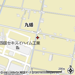 岡山県岡山市東区九蟠522周辺の地図