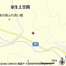 奈良県宇陀市室生上笠間462周辺の地図