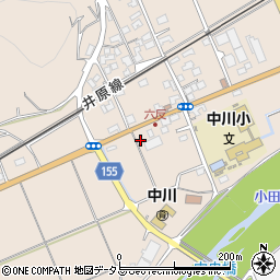 岡山県小田郡矢掛町本堀1612周辺の地図