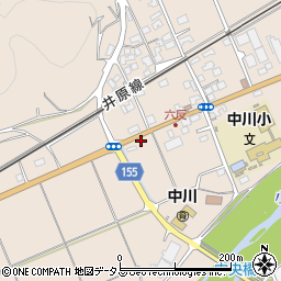 岡山県小田郡矢掛町本堀1595周辺の地図