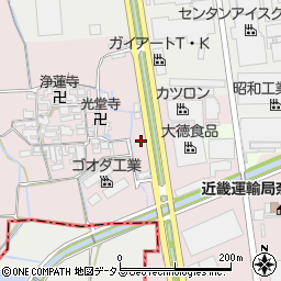 奈良県大和郡山市椎木町403-1周辺の地図
