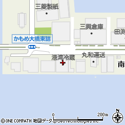 港湾冷蔵株式会社　南港工場低温流通センター周辺の地図