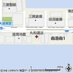 丸和運送大阪支店周辺の地図