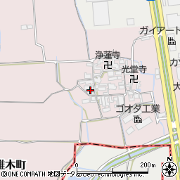 奈良県大和郡山市椎木町473-1周辺の地図