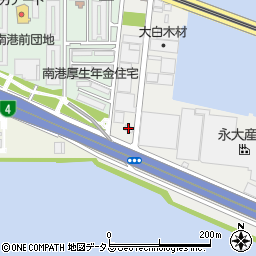ファミリーマート住之江平林南店周辺の地図