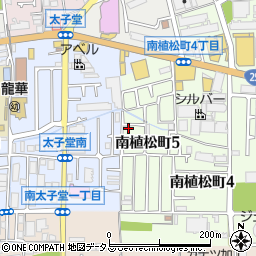 大阪府八尾市南植松町5丁目112周辺の地図