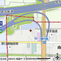 奈良県天理市南六条町109-2周辺の地図