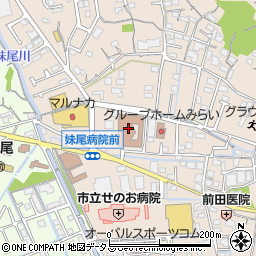 岡山市立　西ふれあい児童館周辺の地図