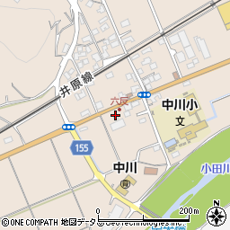 岡山県小田郡矢掛町本堀1614-3周辺の地図