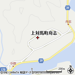 長崎県対馬市上対馬町舟志436周辺の地図