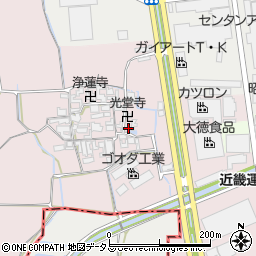 奈良県大和郡山市椎木町444周辺の地図