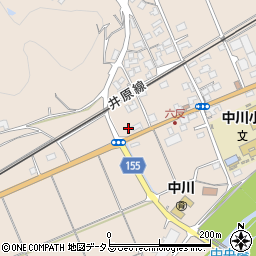 岡山県小田郡矢掛町本堀1176周辺の地図