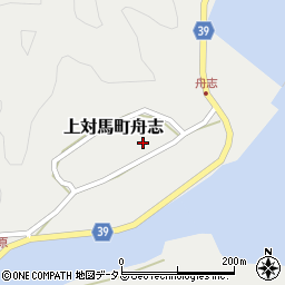 長崎県対馬市上対馬町舟志404周辺の地図