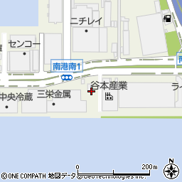 セブンイレブン大阪南港南１丁目店周辺の地図