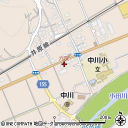 岡山県小田郡矢掛町本堀1614-4周辺の地図