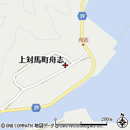 長崎県対馬市上対馬町舟志396周辺の地図