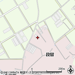 愛知県田原市堀切町段留周辺の地図
