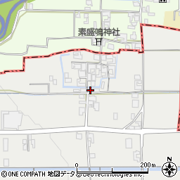 奈良県天理市南六条町242周辺の地図