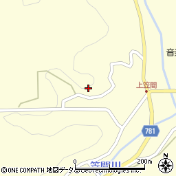 奈良県宇陀市室生上笠間3282周辺の地図