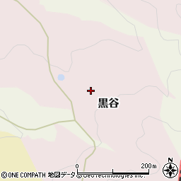 大阪府八尾市黒谷周辺の地図