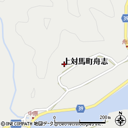 長崎県対馬市上対馬町舟志357周辺の地図