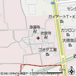 奈良県大和郡山市椎木町464-2周辺の地図