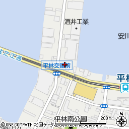 大阪府大阪市住之江区平林南周辺の地図