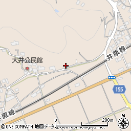 岡山県小田郡矢掛町本堀1237周辺の地図