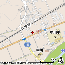 岡山県小田郡矢掛町本堀1170周辺の地図