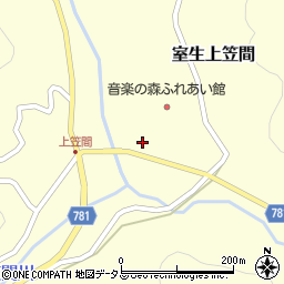 奈良県宇陀市室生上笠間433周辺の地図