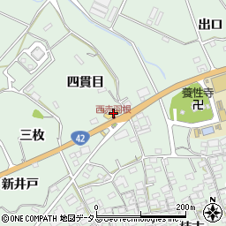 有限会社長栄　赤羽根店周辺の地図