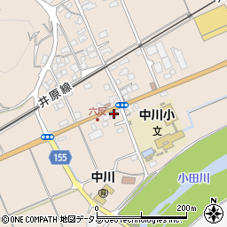 岡山県小田郡矢掛町本堀1616周辺の地図