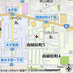 大阪府八尾市南植松町5丁目94周辺の地図