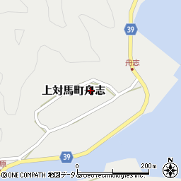 長崎県対馬市上対馬町舟志402周辺の地図