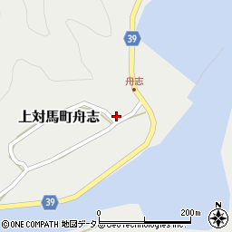 長崎県対馬市上対馬町舟志392周辺の地図