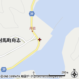 長崎県対馬市上対馬町舟志586周辺の地図