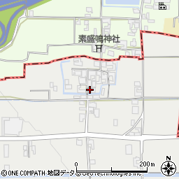 奈良県天理市南六条町240-2周辺の地図