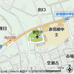 愛知県田原市赤羽根町出口114-1周辺の地図