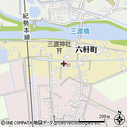 三重県松阪市六軒町29周辺の地図
