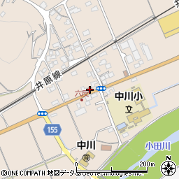 岡山県小田郡矢掛町本堀1161-2周辺の地図