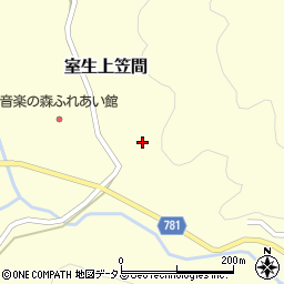 奈良県宇陀市室生上笠間467周辺の地図