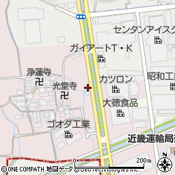 奈良県大和郡山市椎木町393-4周辺の地図