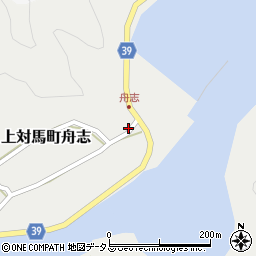 長崎県対馬市上対馬町舟志412周辺の地図