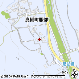 岡山県倉敷市真備町服部1982周辺の地図