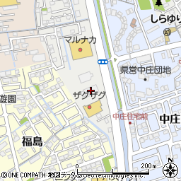 大島塾中庄教室周辺の地図