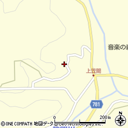 奈良県宇陀市室生上笠間3296周辺の地図