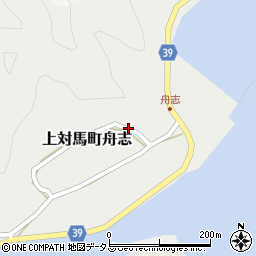 長崎県対馬市上対馬町舟志385周辺の地図