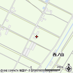 愛知県田原市西山町西ノ山32周辺の地図