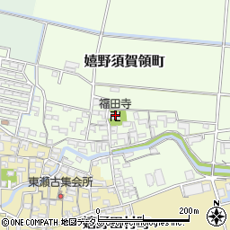 福田寺周辺の地図