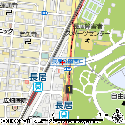 カレーハウスＣｏＣｏ壱番屋住吉区長居公園前店周辺の地図